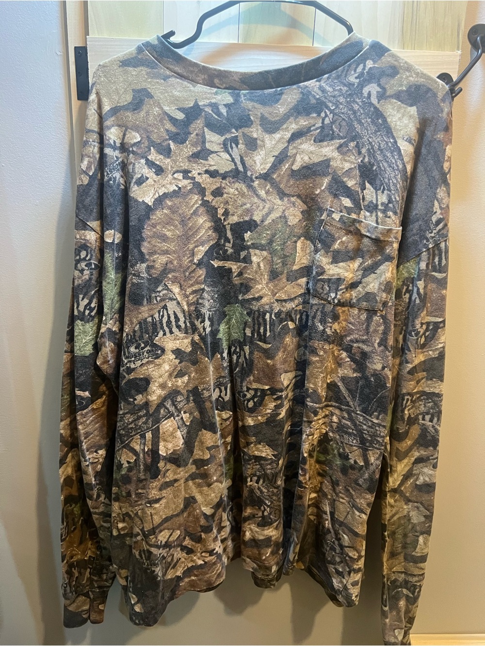 Mossy Oak Multicolor Camouflage Long Sleeve Tee